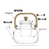 Changbaosen Glass Teapot with Bamboo Handle