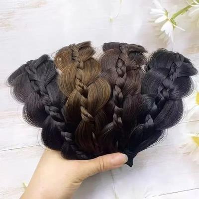 Handgemachte Perücke Twist Stirnbänder Retro Kopfreifen Styling Neue Zöpfe Haarbänder