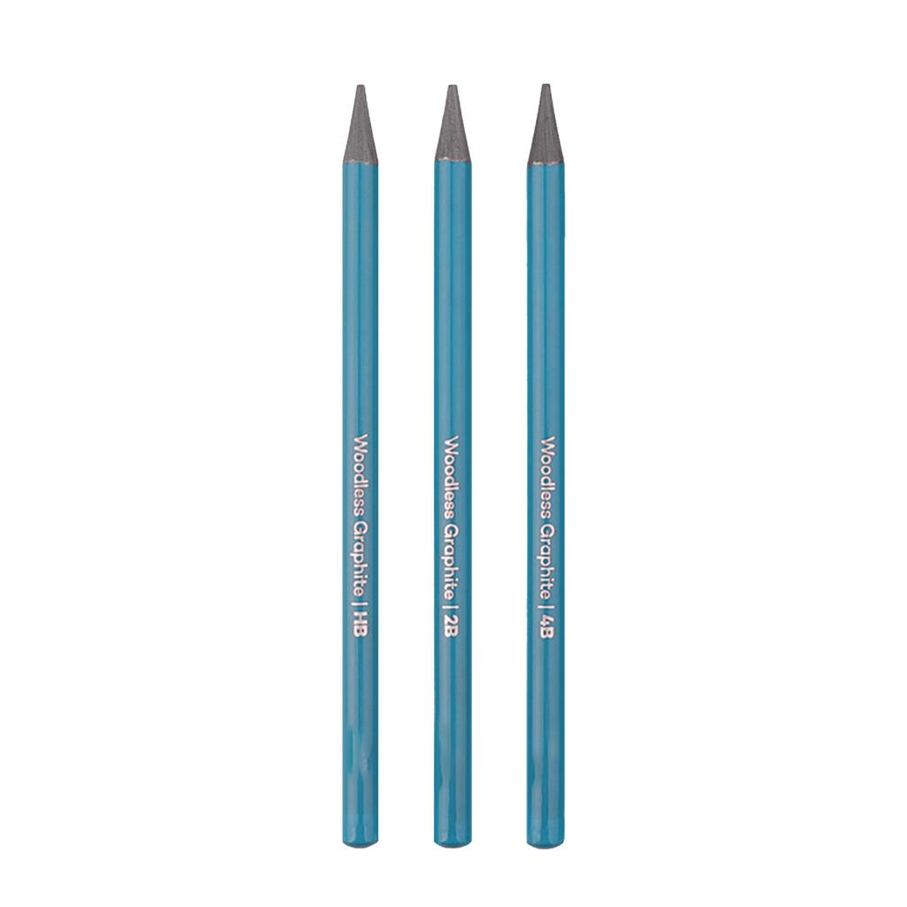 6 PCS Graphite Pencil Set HB 2B 4B 6B 8B EE Professional Woodless Graphite Pencils for Drawing Sketching Shading