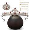 Luxury  Rhinestone Bridal Tiara Baroque Crystal Wedding Crown for Women Pageant Princess Birthday Party Headband Jewelry