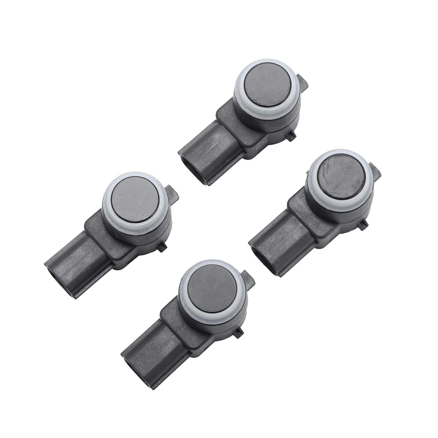 4 Pcs Bumper Backup Parking Sensor for Ram 1500 2500 3500 2011-2017 Reverse Parking Assist Sensor No.1EW63AXRAA/1EW63TZZAA Black