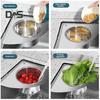 1/2Pcs Stainless Steel Swan Sink Strainer Basket Rustproof Corrosion Resistant Faucet Hanging Filter Basket Kitchen Sink Drain Basket