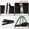 RAINSMORE Tote Bag Womens Canvas Standalone Shoulder Water-Repellent A4 Storage Handbag Mens Zipper Lightweight Commuting School Black Gray
