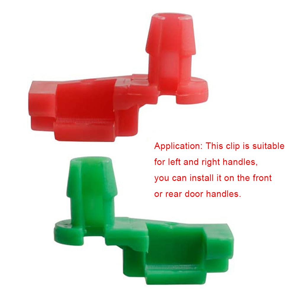 1 Pair 88981030 88981031 Car Tailgate Handle Rod Clips Automobile Tail Gate Clamp Removable Automotive Spare Accessory