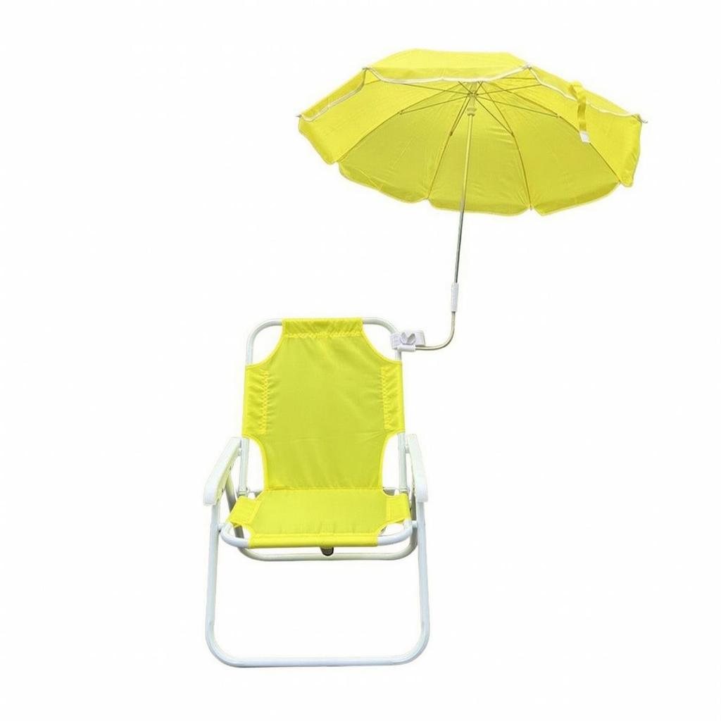 Chair with Umbrella Shaded Beach Sturdy for Fishing, Campers