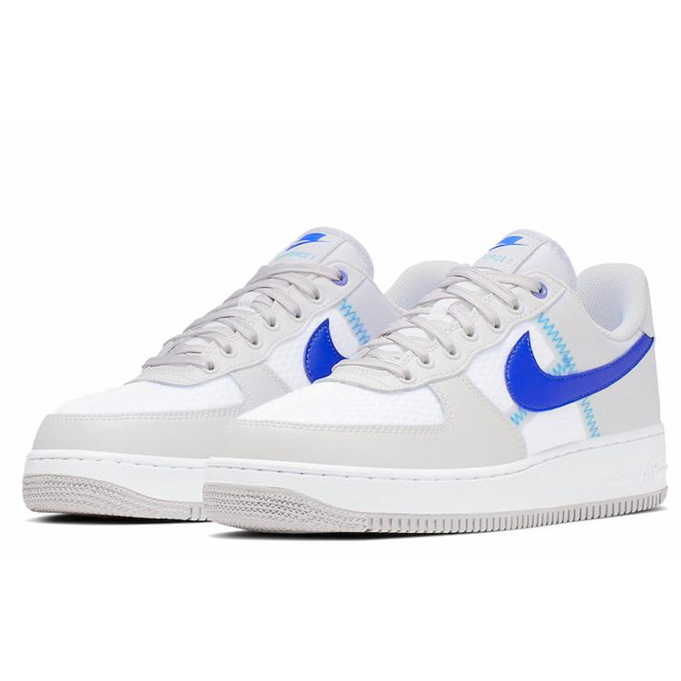Nike Air Force 1 Low 'Transparent Racer Blue' (Unisex) Atmosphere Grey / Racer Blue-Vast Grey Skateboard Shoes CI0060 001