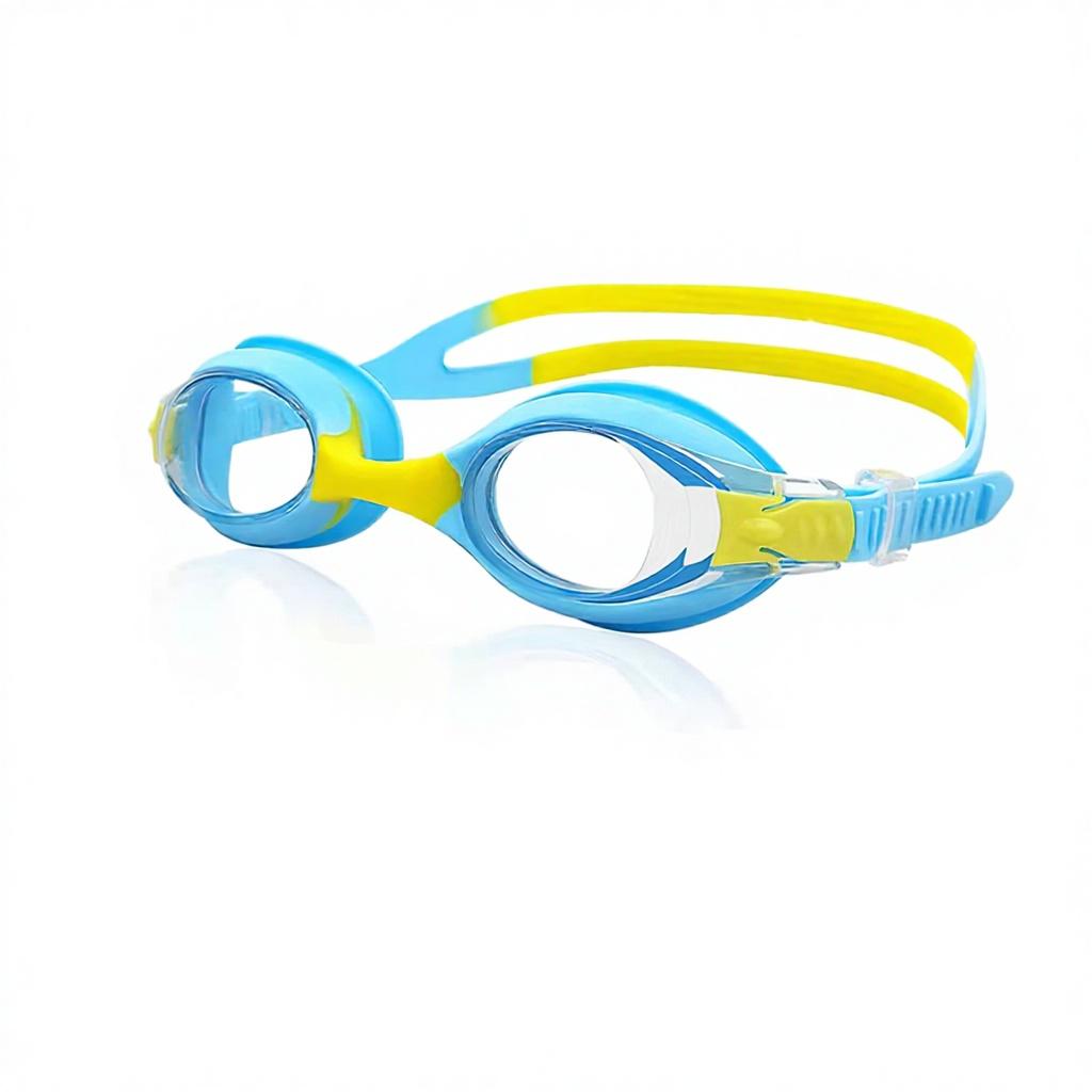 Stock Children Anti-Fog Sun Protection Silicone Swim Goggles for 3-14 Years Waterproof Adjustable No Leaking Training Leisure