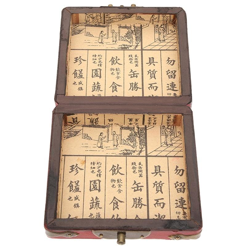 Vintage Wooden Keepsake Boxes Jewelry Box Decorative Storage Chinese Trinket Box Ring Holder Earring ganizer Wooden Boxes For