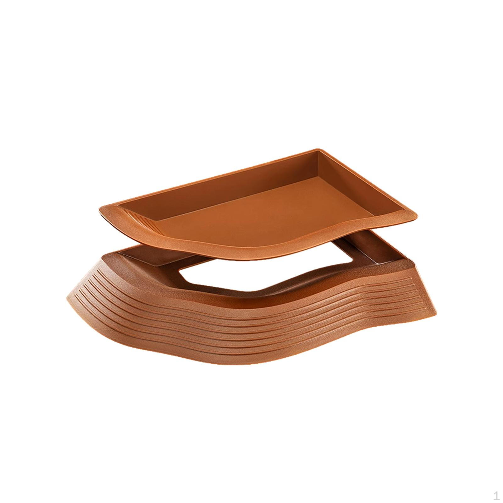 

Аквариумное украшение для рептилий с миской для воды и зоной кормления Черепаха Змея S