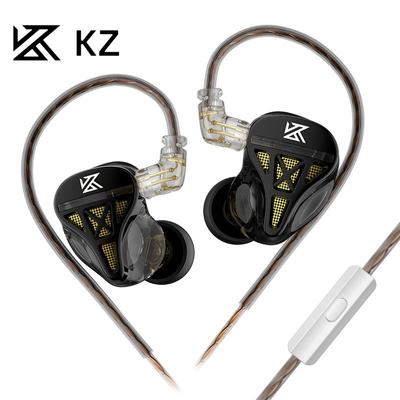 KZ-DQS Dynamische circulaire oortelefoon Zware bas Game HIFI Sport Monitoring Muziek Headset