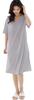 Viktrui Cooling Long Loungewear Ice Silk Loose Solid Super Short Sleeves for Summer 5°C Dress, Women's Pajamas, Fit, Comfortable, Simple, Color,