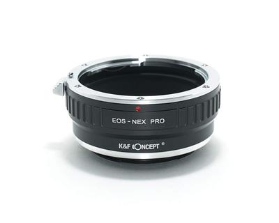 CONCEPT Canon EOS EF To NEX Adapter PRO with Lens Cloth K&F (EF-S) E-mount Ef-nex-pro (KFNEXPRO)