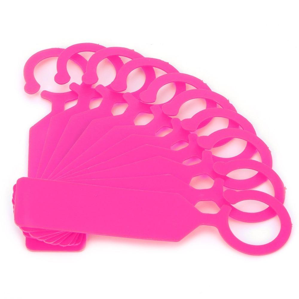 

200Pcs Lightweight Hanging Flower Tag Reusable Plant Tree Marker Garden and Courtyard Use розовый
