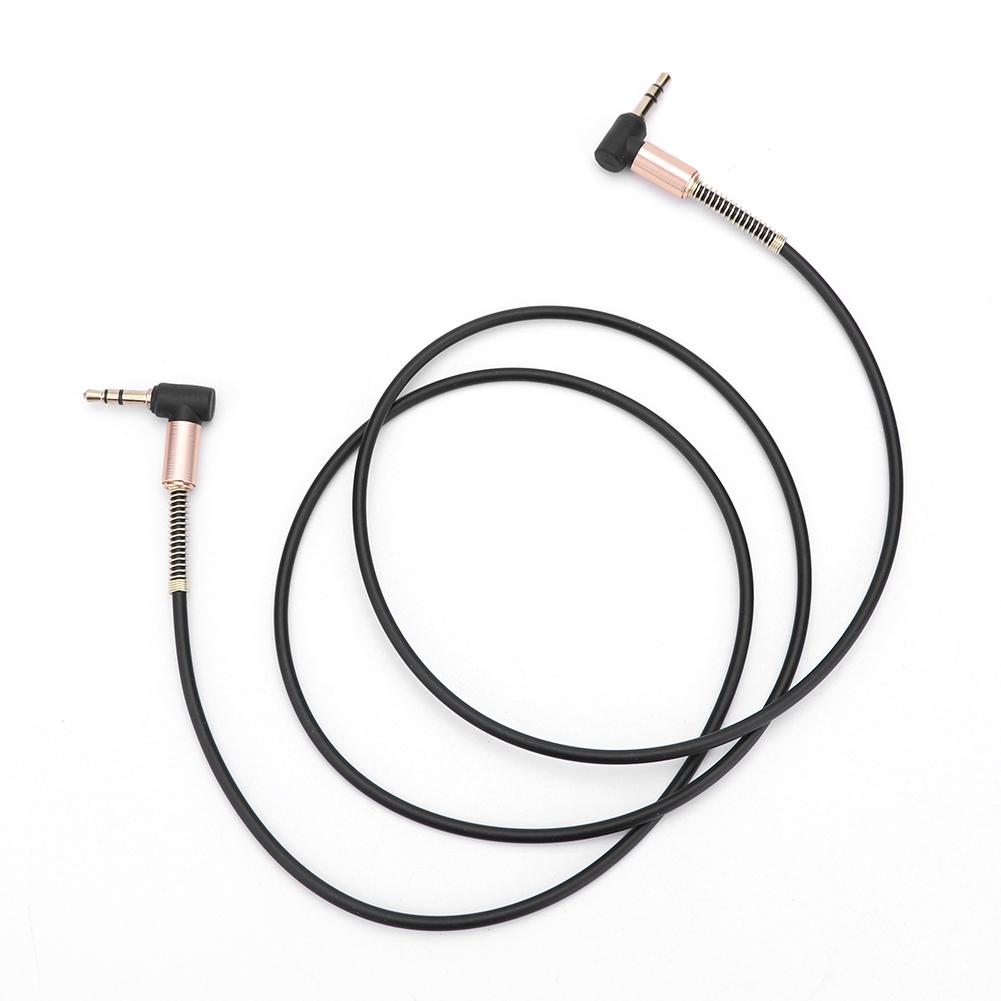 

90 Degree 3.5mm Male to 3.5mm Male Jack Audio Adapter Connector Aux Cable