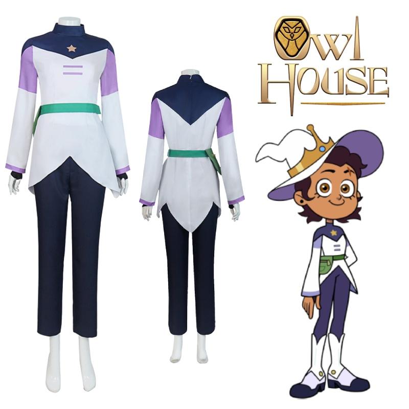 Costume Cosplay de La Casa delle Civette Per Uomini e Donne Perfetto Per Spettacoli Teatrali e Appassionati di Cosplay!