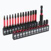 Plum blossom screwdriver head set, 27 pieces, combination star shaped hexagonal impact screwdriver, 50 black color circle
