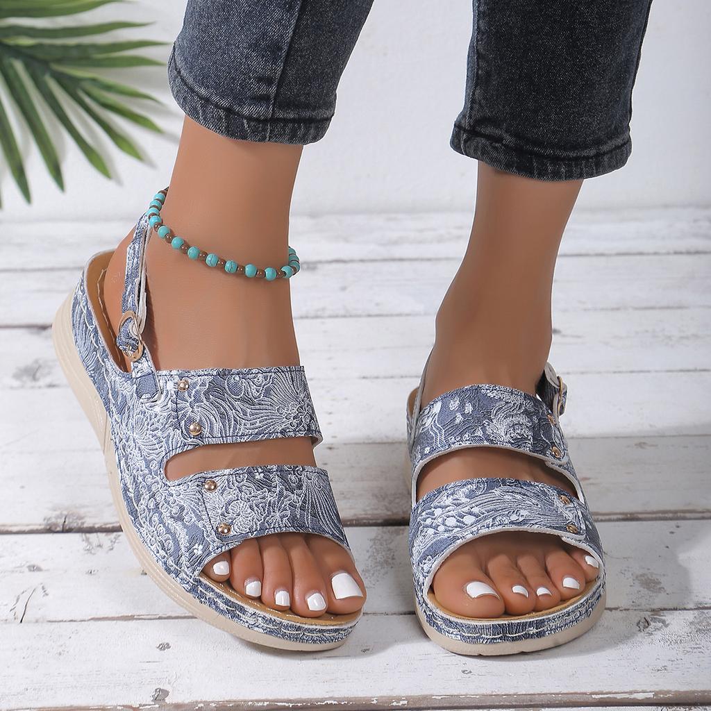 Fashion 2025 Fashion Women Sandals Summer Casual Platform Wedge Sandals Anti-slip Comfortable Open Toe Women Shoes Zapatos De Mujer