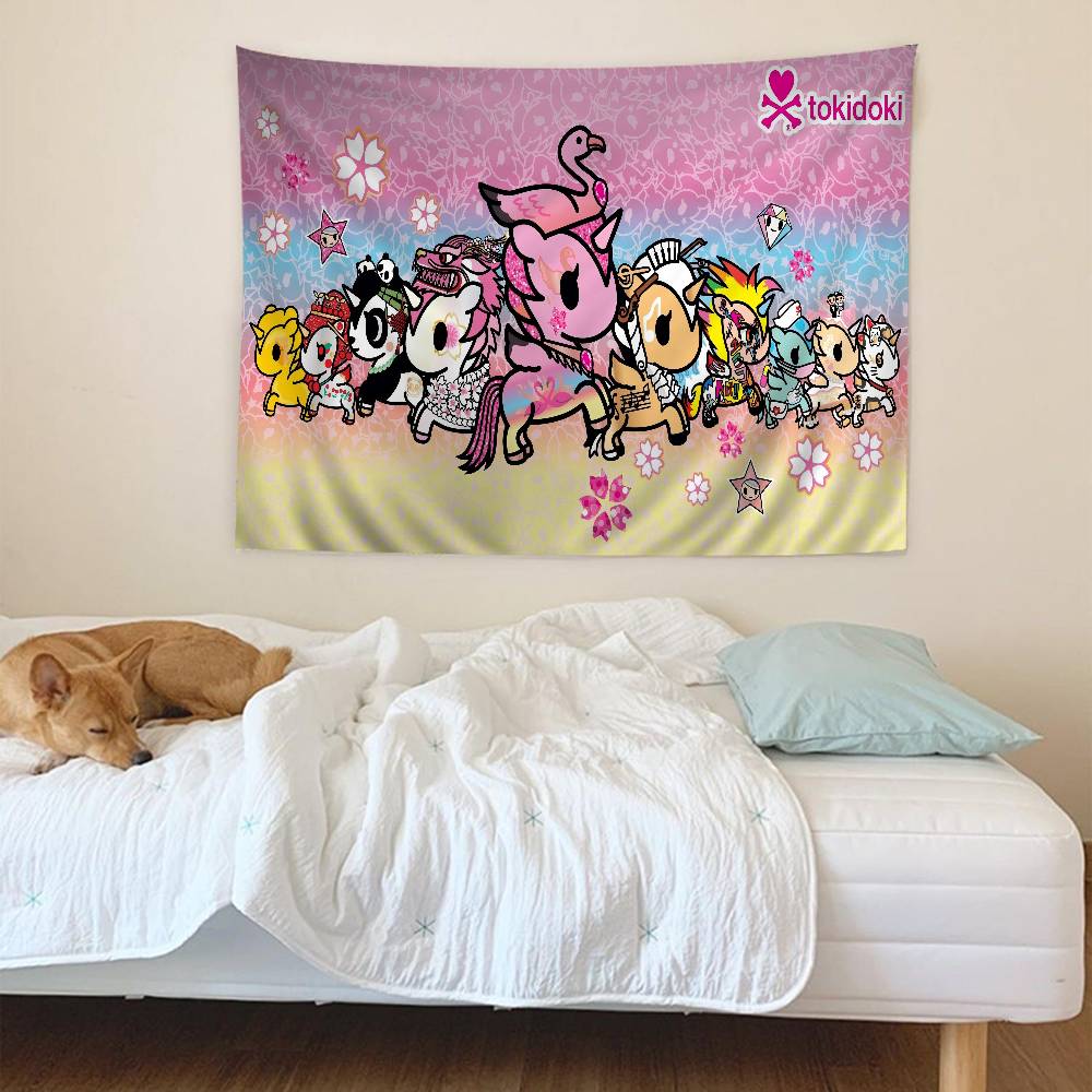 Famous Brand Kawaii T-Tokidoki Hippie Wall Hanging Tapestries For Living Room Home Dorm Decor Art Home Decor