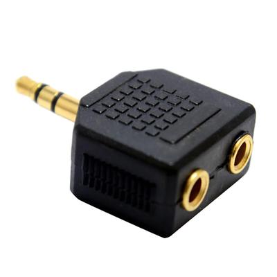 Sagit  3.5mm Stereo Jack Headphone Splitter Adaptor 1 Plug To 2 Sockets