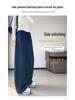 2026 Autumn/Winter Women's High Waist Loose Casual Sweatpants, Plus Velvet Wide Leg Cropped Pants.