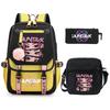 KPop Demon Hunters Korean version of student school bag children's backpack pencil bag set