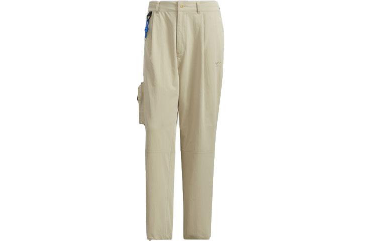 Adidas Originals Knitted Sweatpants Men s Grassland Brown Moderate Straight Fit Pants HC0572 XL
