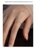 Banyan Tree S925 Silver Adjustable Japanese Cross Ring for Women