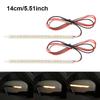 2Pcs Car Rearview Mirror Indicator Lamp DRL Streamer Strip Flowing Turn Signal Lamp Auto Headlight Strip Car Lighting 12V