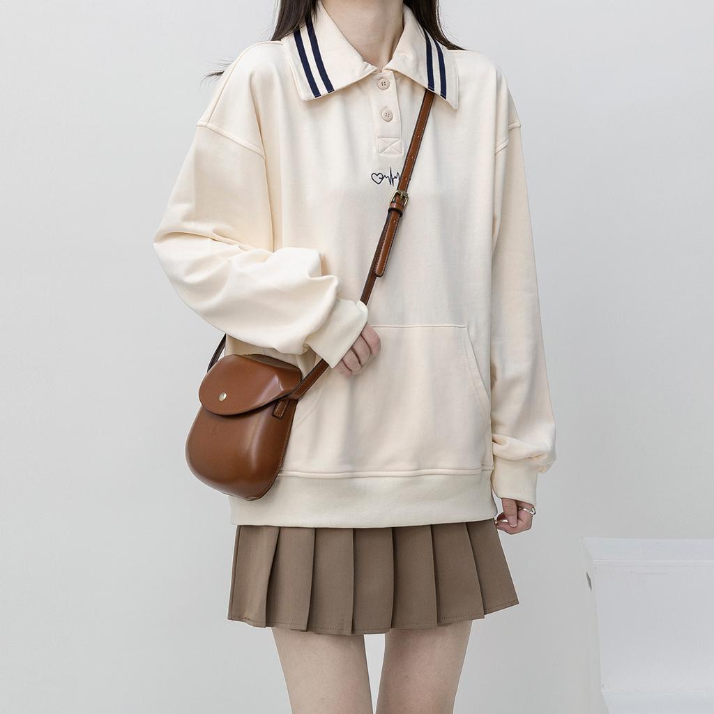 Female Student Summer Pleated Skirt Versatile High-Waisted Slimming Short A-Line Academic Style Casual All-match Versatile Skirt