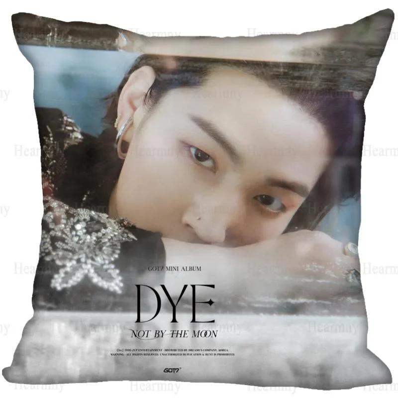 New KPOP GOT7 Pillow Case For Home Decorative Pillows Cover Invisible Zippered Throw PillowCases 45X45cm 0512