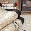 1PC Plush Fabric Sofa Cover Non-slip Warm Thicken Sofa Cushion for Living Room Universal L Shape Couch Protector Mat Black Edge
