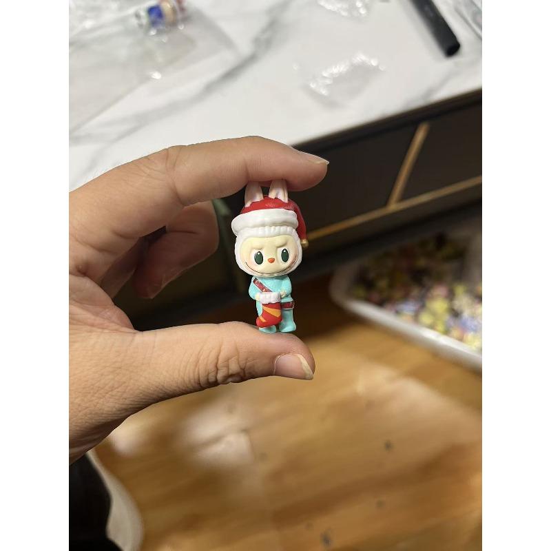 

Cartoon Christmas Keychain Red Bell Student Schoolbag Pendant Snowman Elk Christmas Tree Hanging Ornaments 3-4cm