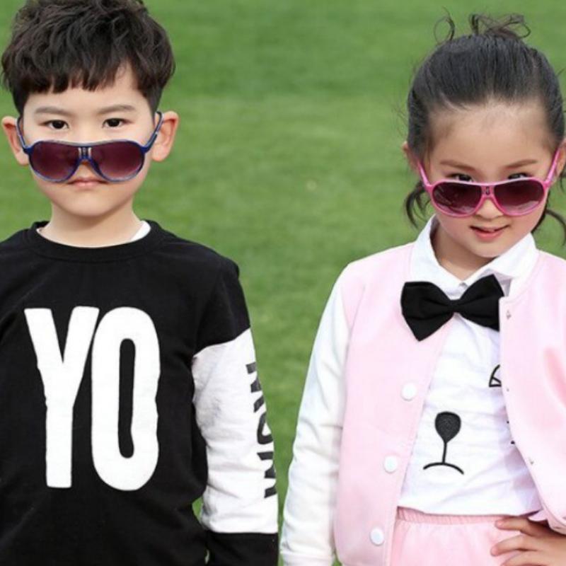 Fashion Kids Sunglasses Summer Sunshade Colorful Glasses Frame Girls Boys Glasses for Children UV400 Baby Mirror Sunglass