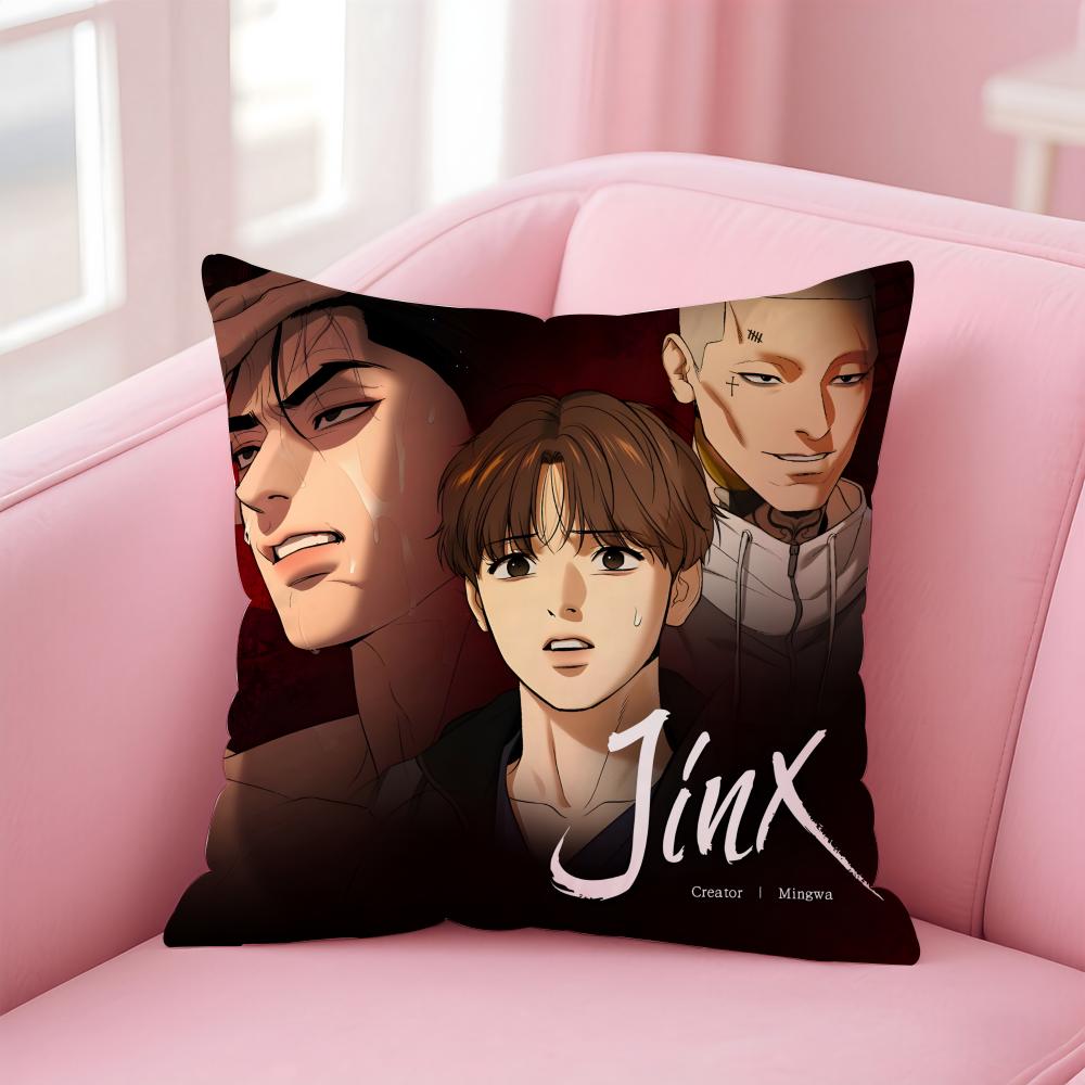 J-JINX Bl Comics Cushion Cover Comfortable Reversible Pillow Cover Ideal For Car Sofa Bedroom & Beyond