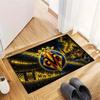 Villarreal Football Club Badge Print Area Rug Non‑Slip Floor Mat Home Decor