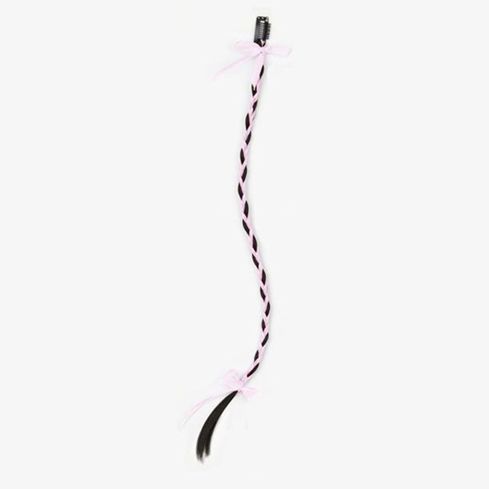 

Hair Extension Tools Hanging Ear-Dye Wig Twist Braided Hair Rope Balletcore Ribbon Bow Boxing Braid розовый