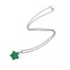 Natural Crystal Rough Stone Pendant, Five-Pointed Star Necklace, Small Star Jewelry Accessories N676