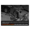 CYCLAMI Smart Bicycle Front Light Bike Headlight Waterproof Type-C Charging MTB Road Cycling Lamp Bike Accessories