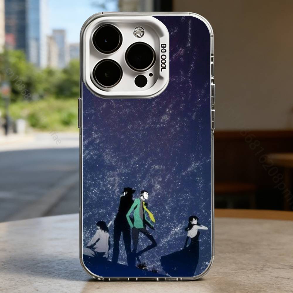 Anime L-Lupin The Third White Shockproof Phone Case For iPhone 16,15,14,13,12,11,Pro,XS,Max,Plus,Mini,SE