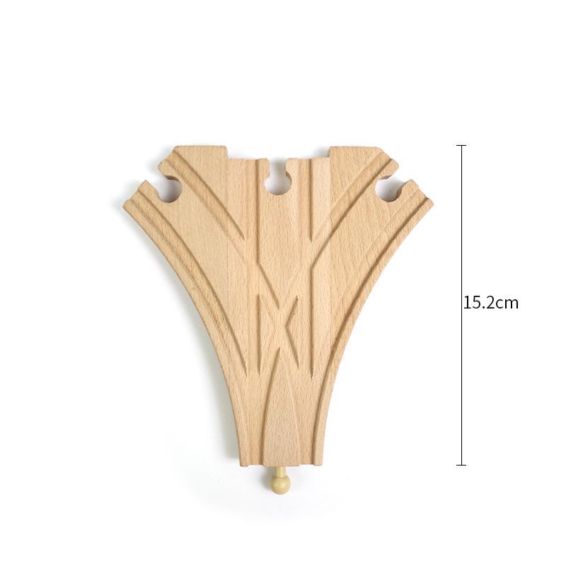 Tutti i Tipi di Giocattoli per Ferrovie su Binari di Legno Accessori per Binari del Treno in Legno di Faggio adatti per Binari di Marca Giocattoli Educativi per Bambini