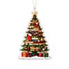 Christmas Acrylic Hanging Ornament, 2D Flat Holiday Tree Decoration for Home and Gift