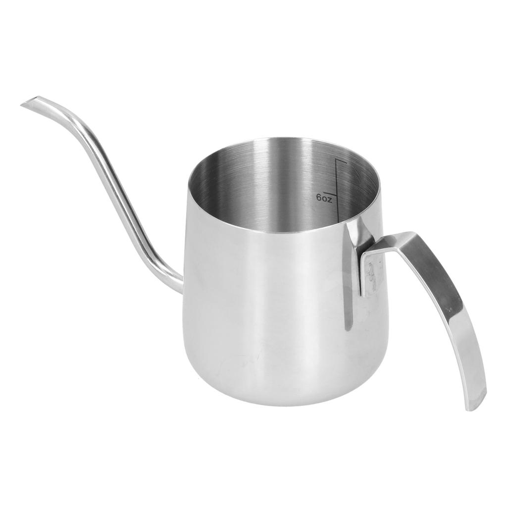 304 Stainless Steel PTFE Coffee Kettle with Inner Scale Thickened Pour Over Coffee Pot for Home
