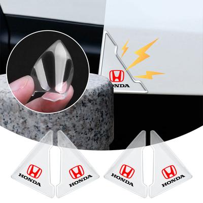 2Pc Car Door Corner Cover Anti-Scratch Protection Sticker Styling for Accord Odyssey Civic CRV Inspire Envix Crider City Jade HRV Vezel Fit Jazz