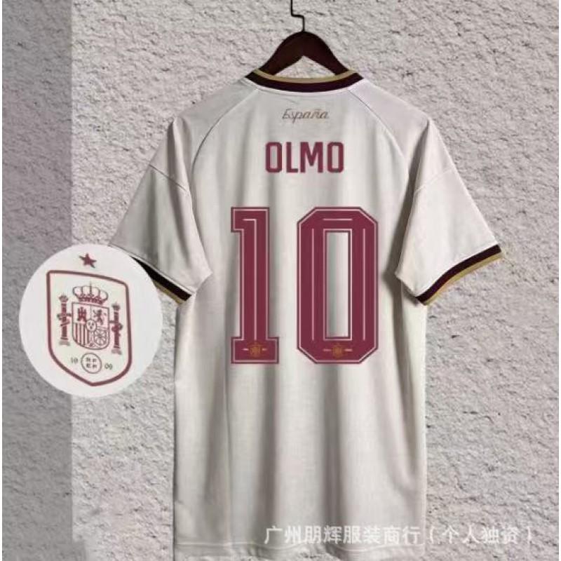 Spain National Team Home Soccer Jersey 2026 Custom Name 19 Yamal Short Sleeve Cycling Men Women