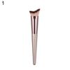 1Pc Champagner Gold Griff Augenbraue Foundation Pulver Flamme Make-Up Pinsel Tragbare