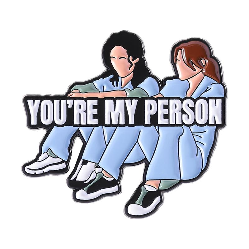 

It s a Beautiful Day to Save Lives Enamel Pins Medical Drama TV Show You Are My Person Brooches Lapel Badge Jewelry Gifts