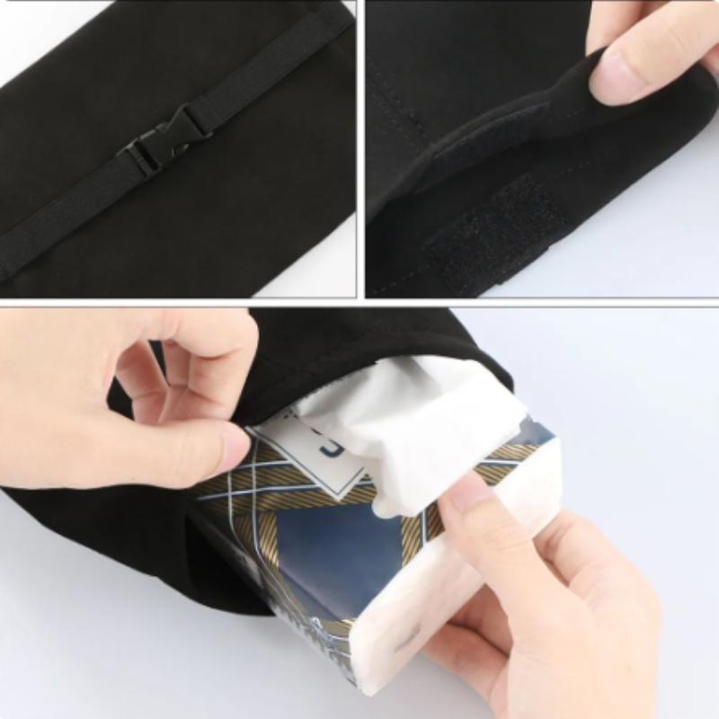 pdsh9 Car Tissue Box Storage Bag Tissue Box Holder for Mitsubishi Pajero Outlander XL Montero Lancer Triton l200 Galant Accessories