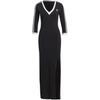 (WMNS) Adicolor Classics 3-csíkos Maxi Ruha Ázsiai Méretezés 'Fekete Fehér' Női IK0439