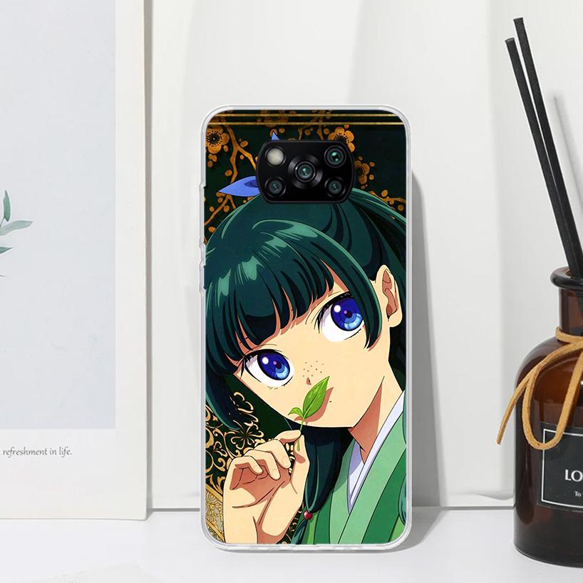 

A-Apothecary D-Diaries Anime Phone Case For Xiaomi Poco X7 X6 X5 M7 M8 Pro F7 Ultra Redmi 15C 15 13C 13 12C 12 10 10C 10A Art Fu Xiaomi Poco F7