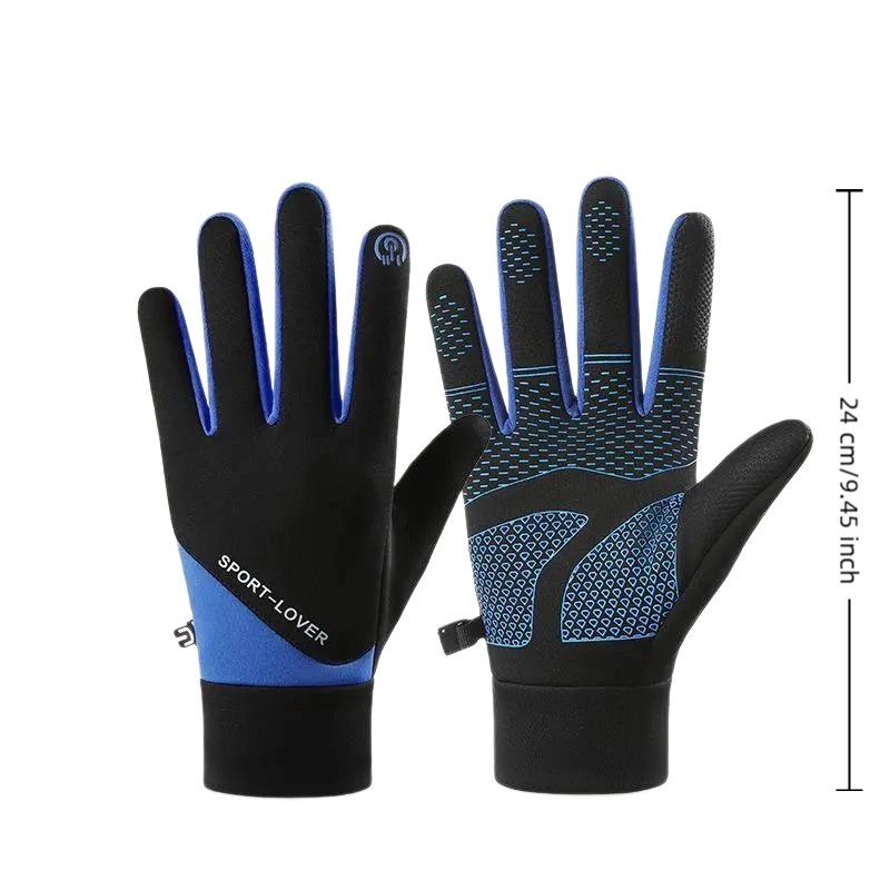 Autumn Winter Outdoor Cycling Gloves Gym Fitness Sports Running Warm Touch Screen Nonslip Gloves Motorcycle Gloves